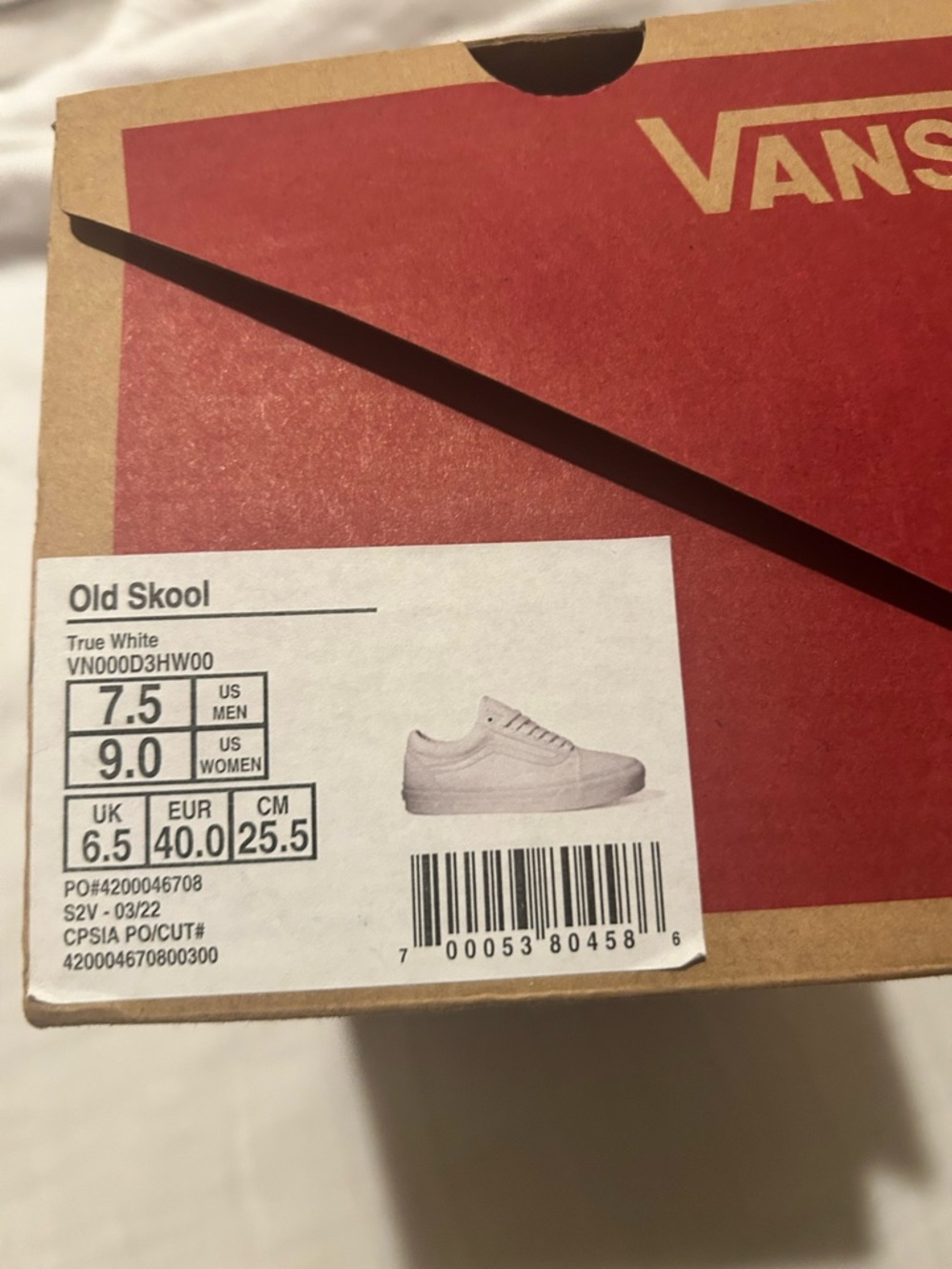 Vans Old Skool Sneakers - True White